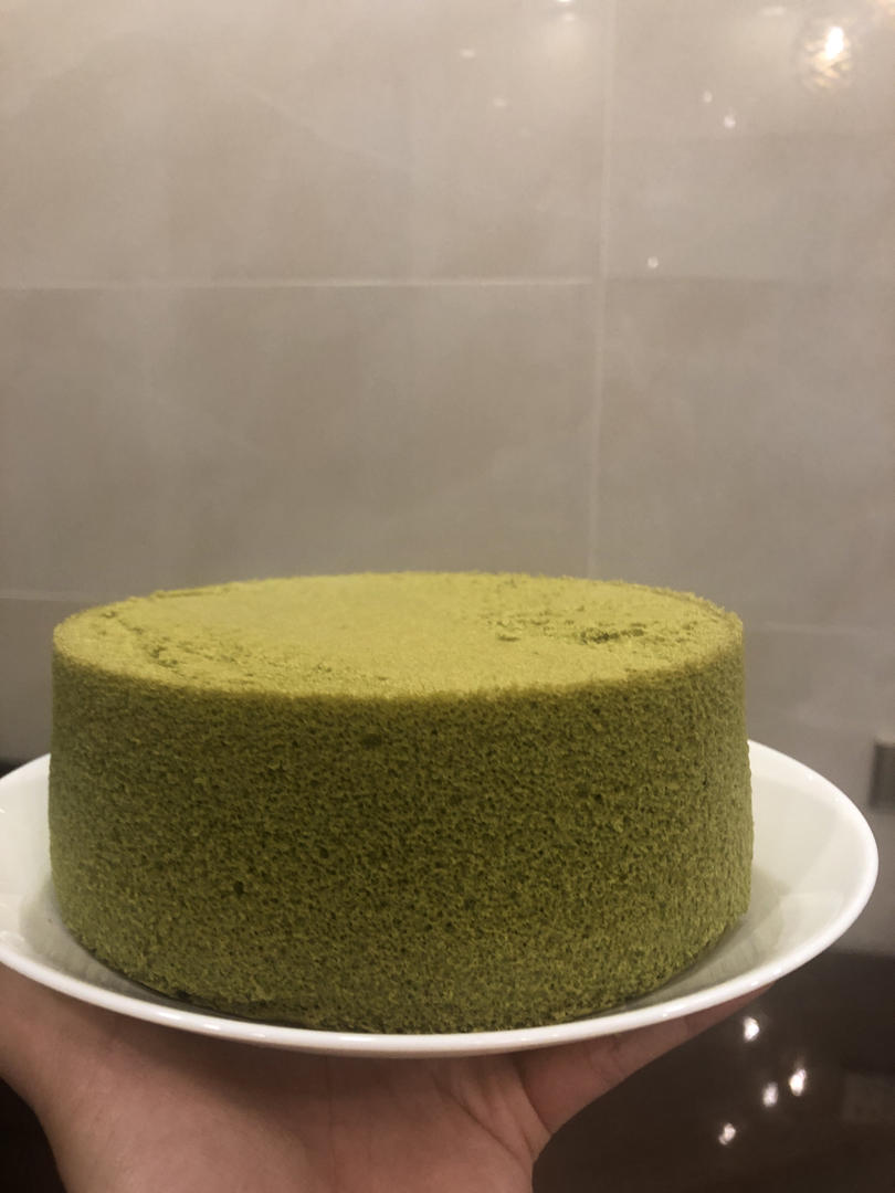 丸子_kyla做的清新治愈抹茶戚风——不容易消泡的秘密