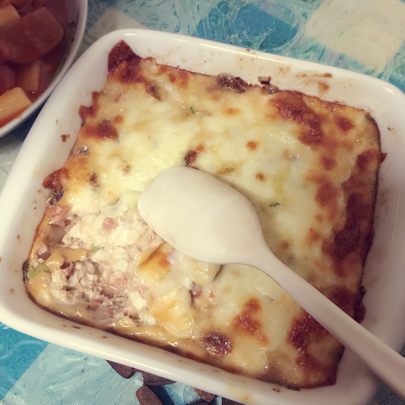 虾皮芝士焗豆腐（高蛋白快手早餐）