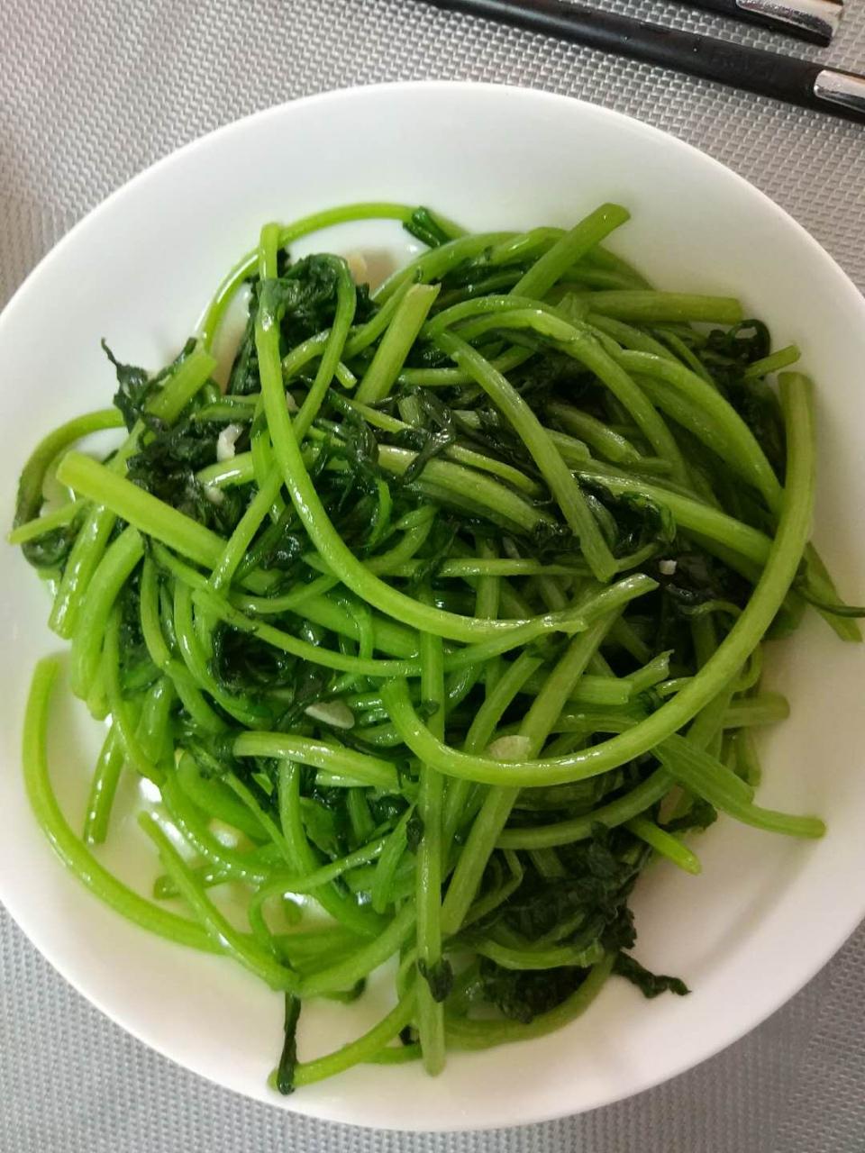 glita做的清炒茼蒿