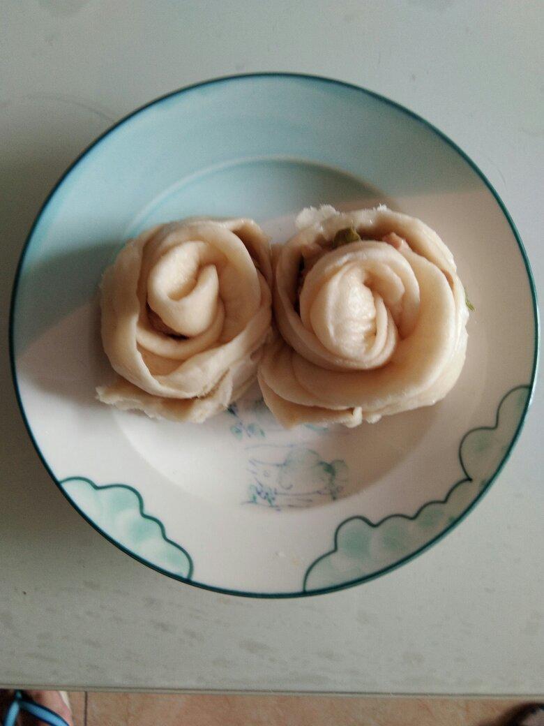 玫瑰花包子