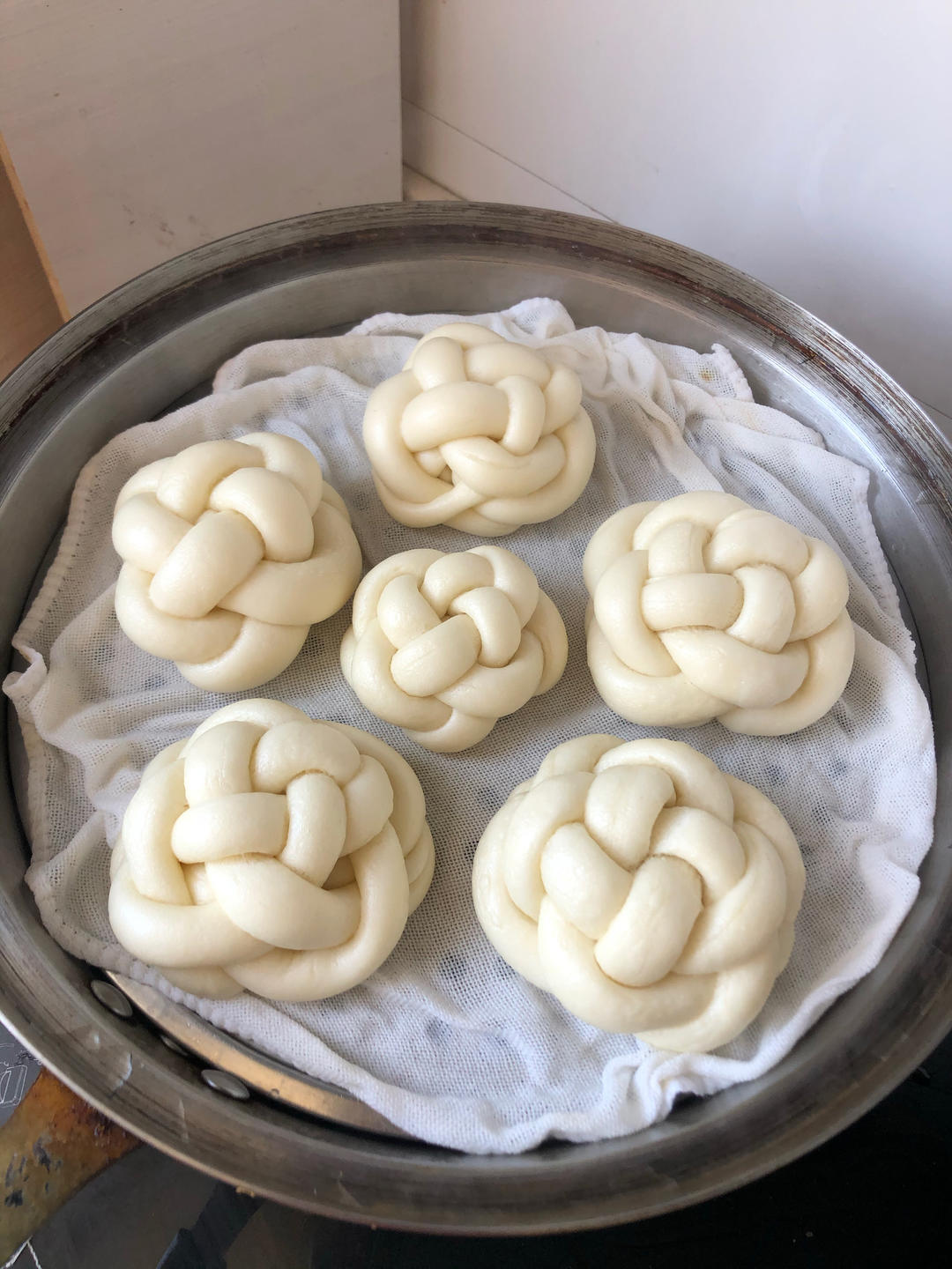 发酵面团-绣球包