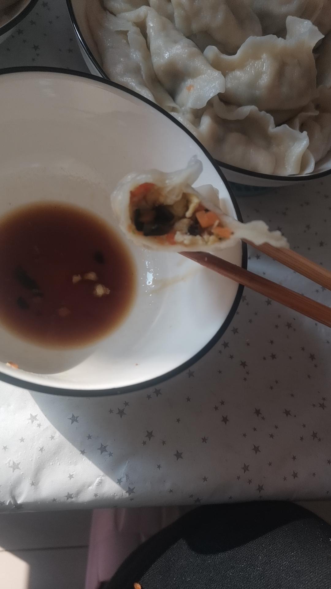 鲜香美味营养的“素馅儿”                ——胡萝卜🥕鸡蛋🥚木耳馅          做包子&饺子均超级棒😋