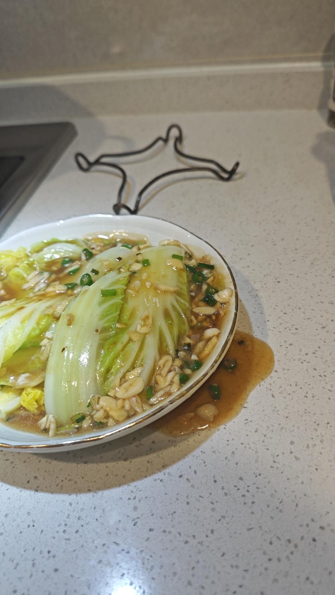 5分钟蒜蓉蚝油娃娃菜‼️健康低脂不长胖