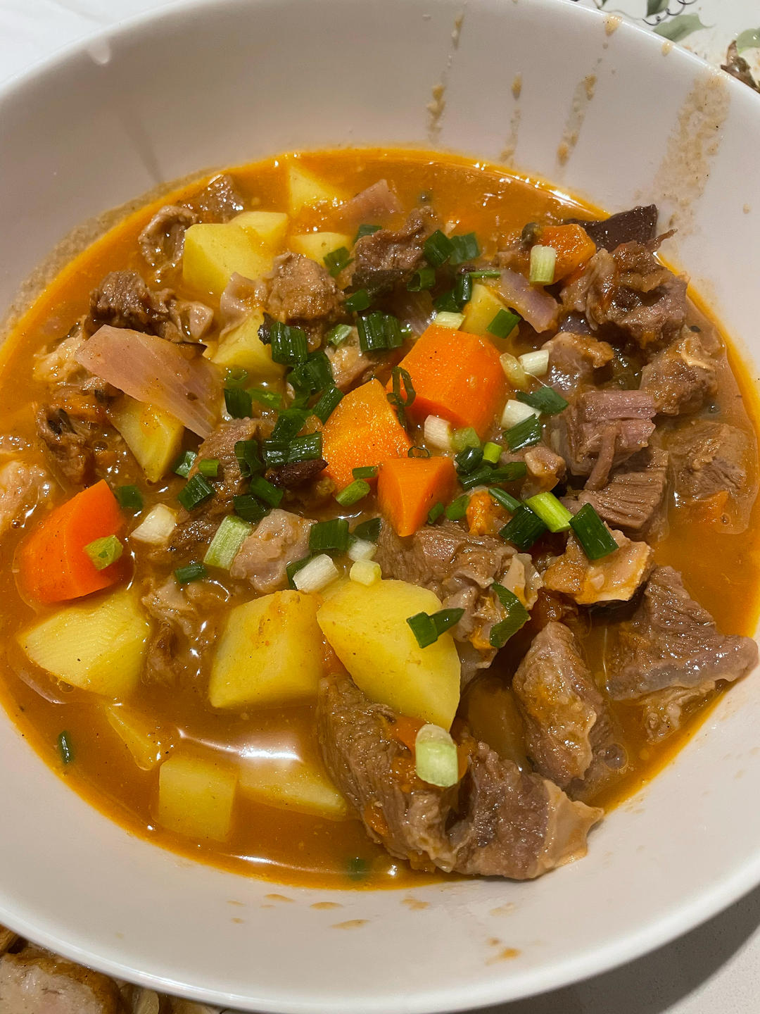 番茄土豆炖牛腩