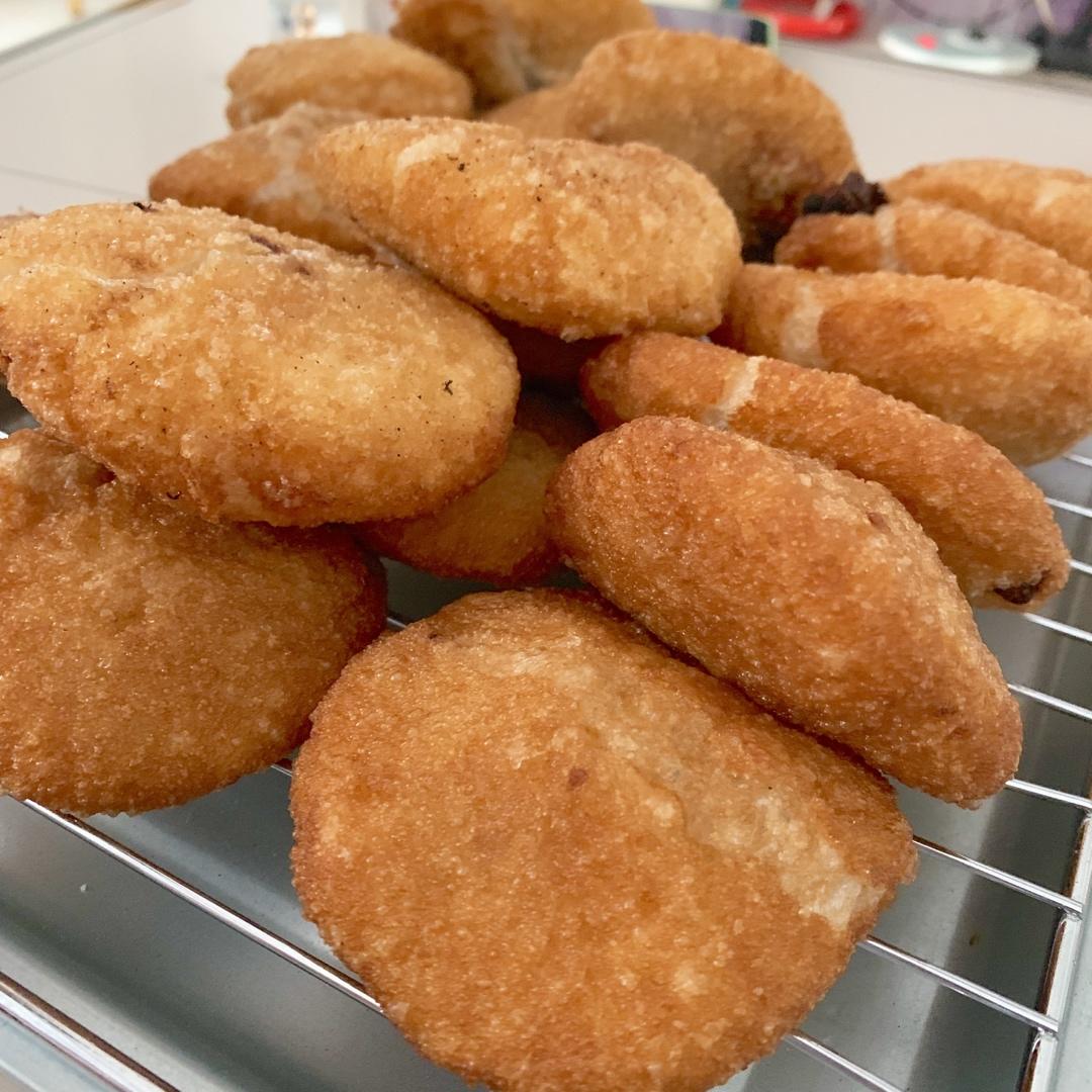 lucile_做的东北油炸糕(糯米粉豆沙馅儿)不翻车很简单