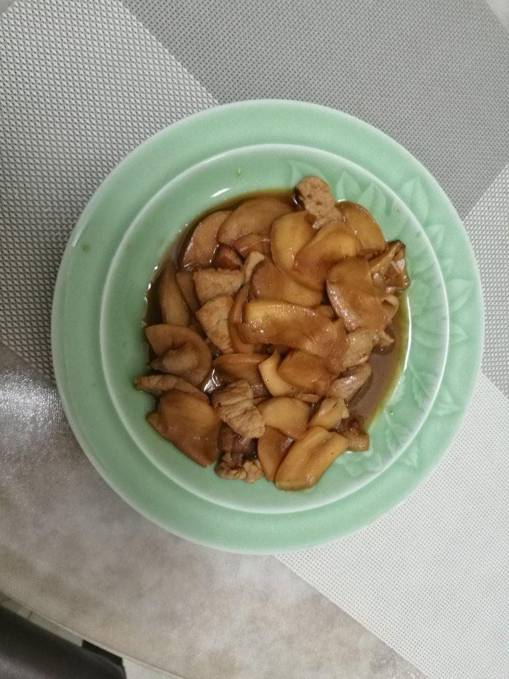 肉炒杏鲍菇