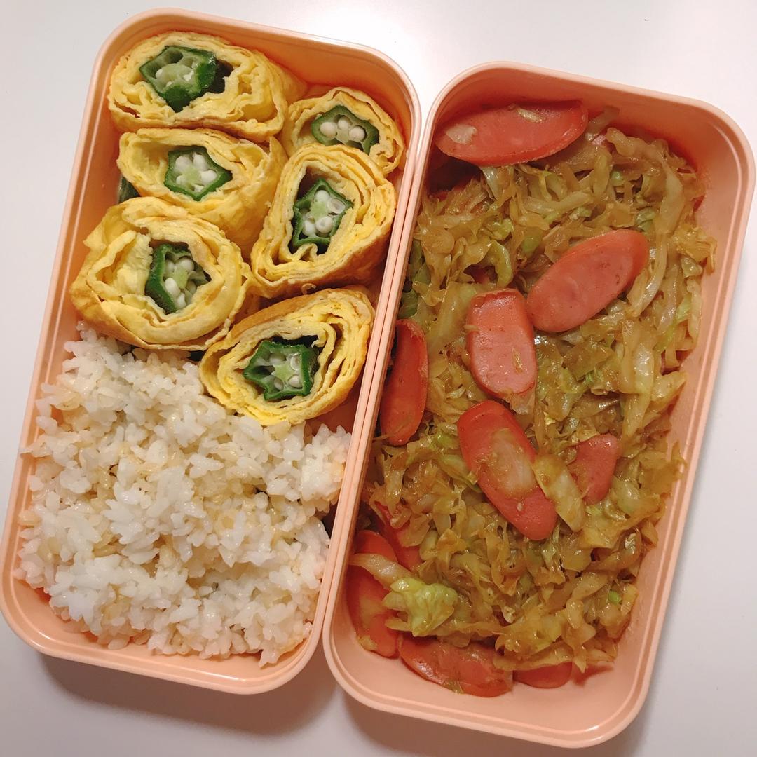 秋葵厚蛋烧