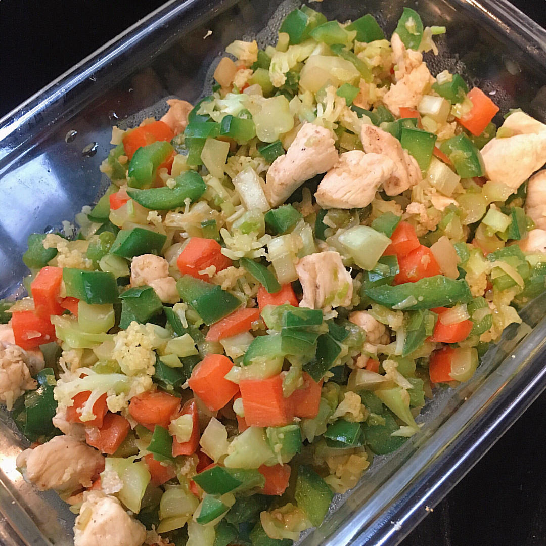 创意减脂餐：减脂花菜炒饭
