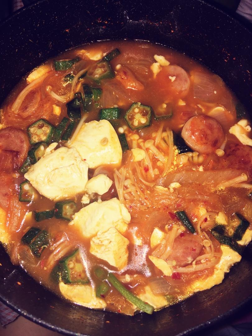 韩国泡菜豆腐汤