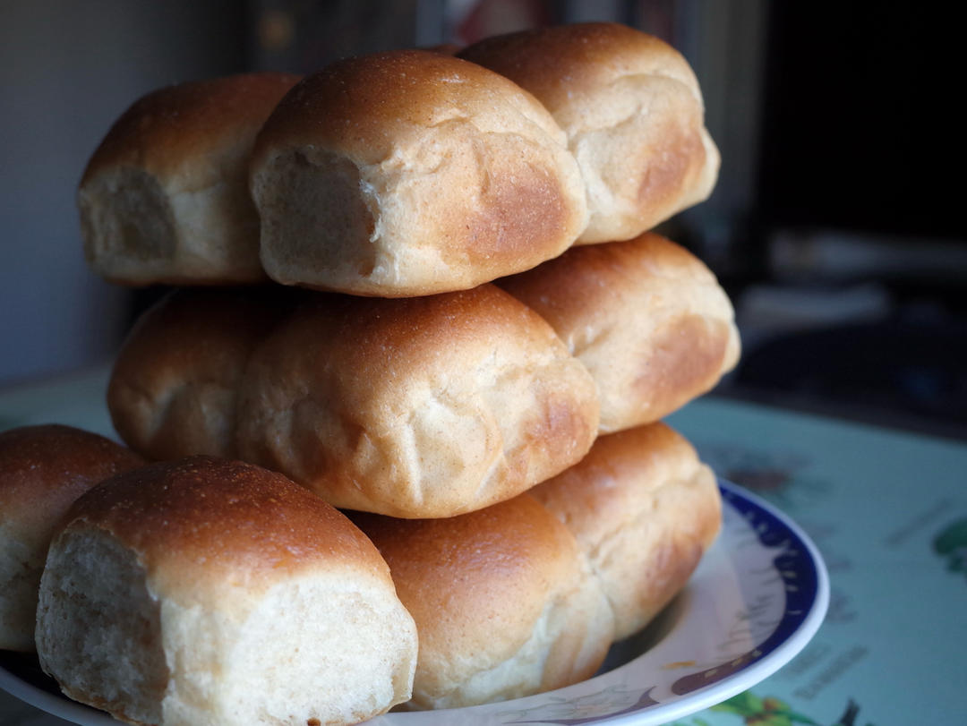 蜂蜜全麦小餐包｜浸泡全麦法