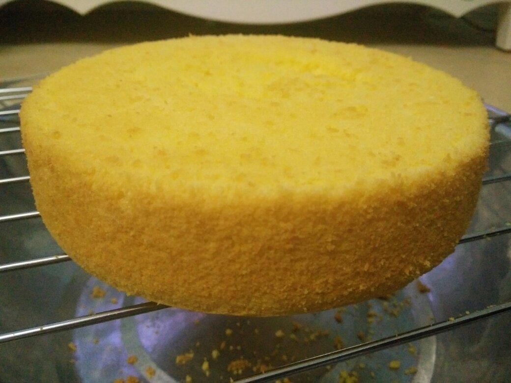 6寸原味戚风蛋糕