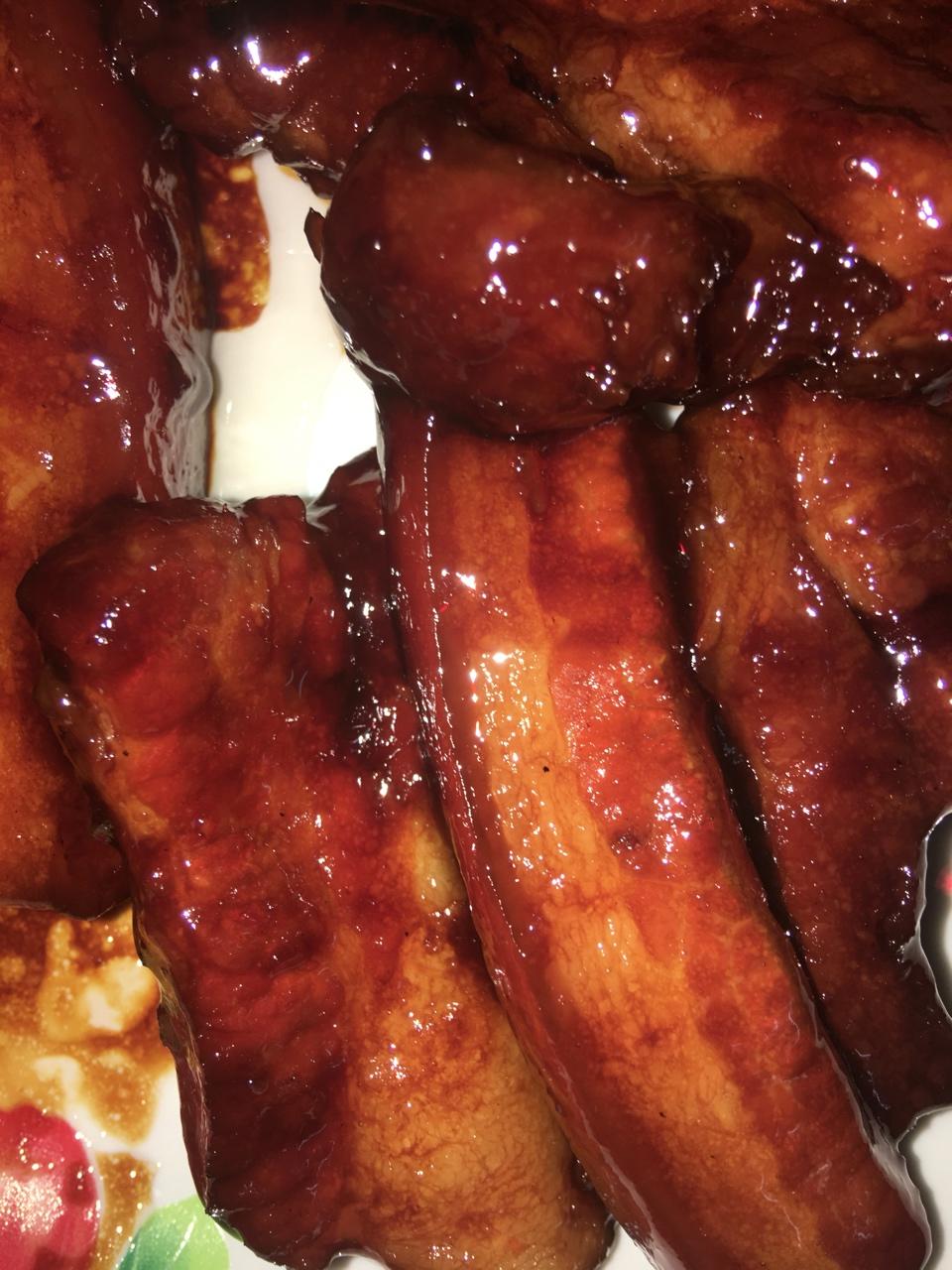 超简单平底锅叉烧肉，多汁味浓不能再快手