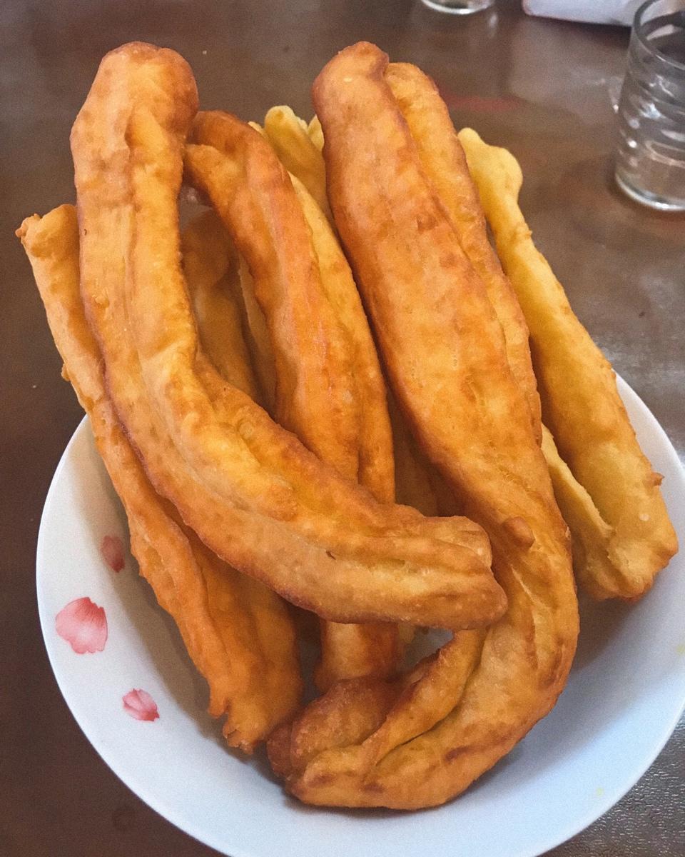 自制无泡打粉油条