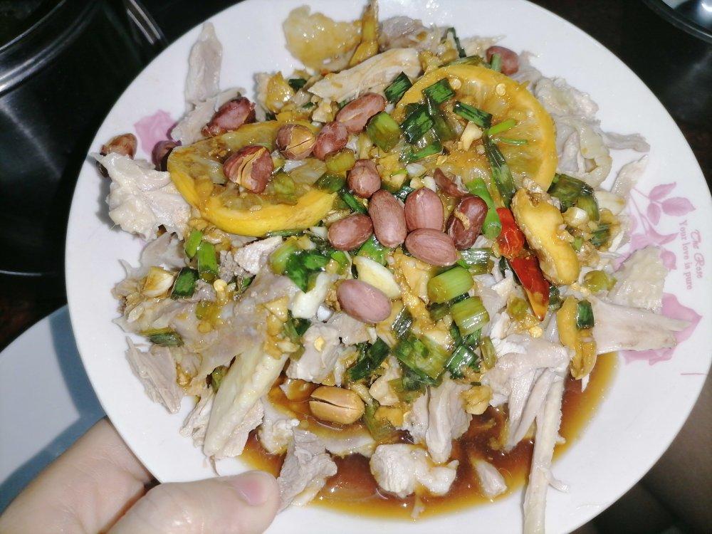 柠香椒麻手撕鸡 酸辣开胃