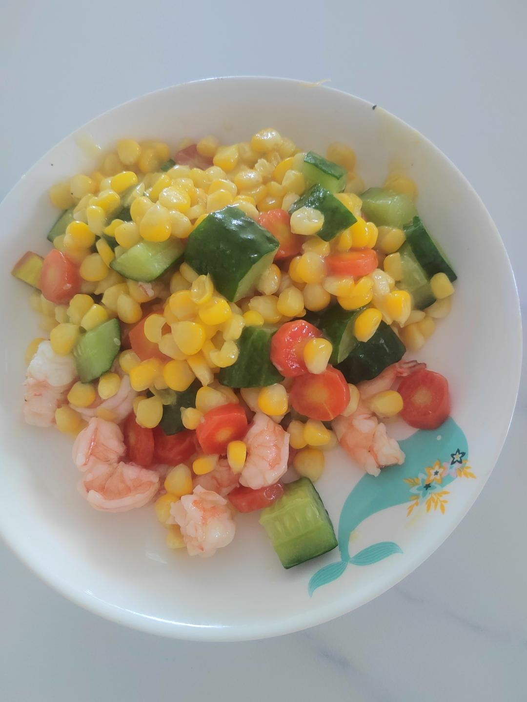 时蔬玉米虾仁