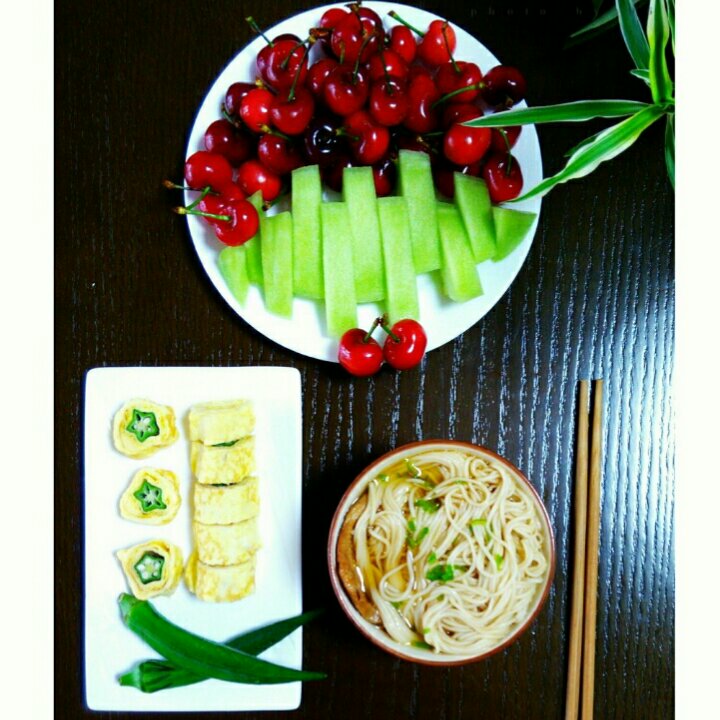 秋葵厚蛋烧