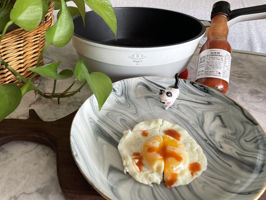 无油微甜辣太阳蛋