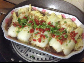 蒜蓉粉丝蒸娃娃菜