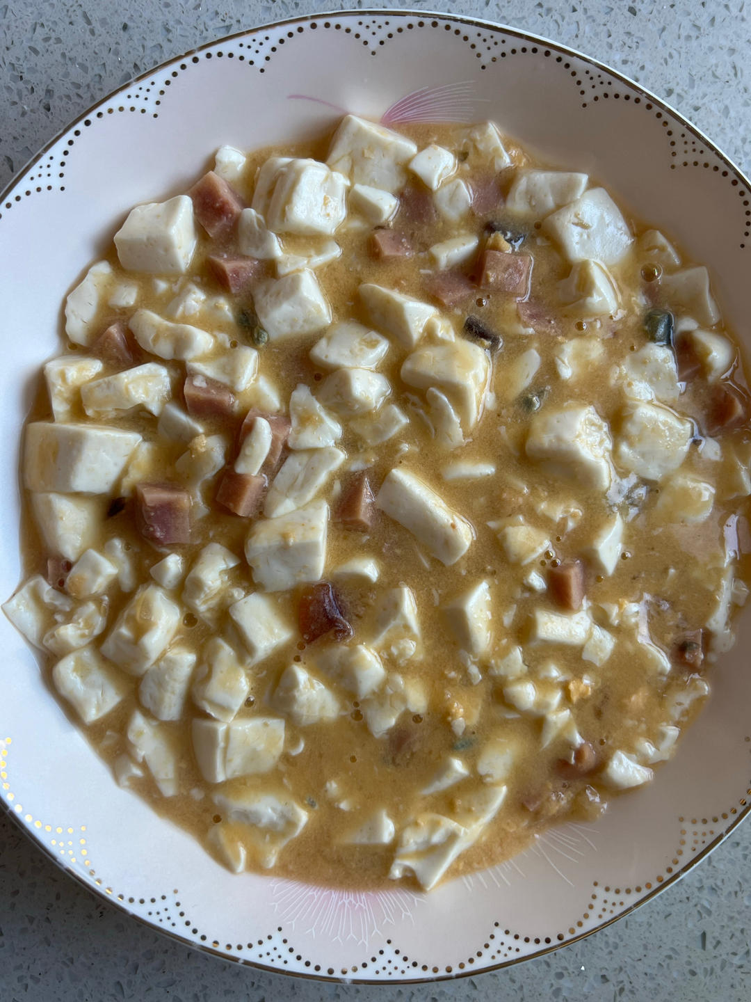 蟹黄豆腐（咸蛋黄版）