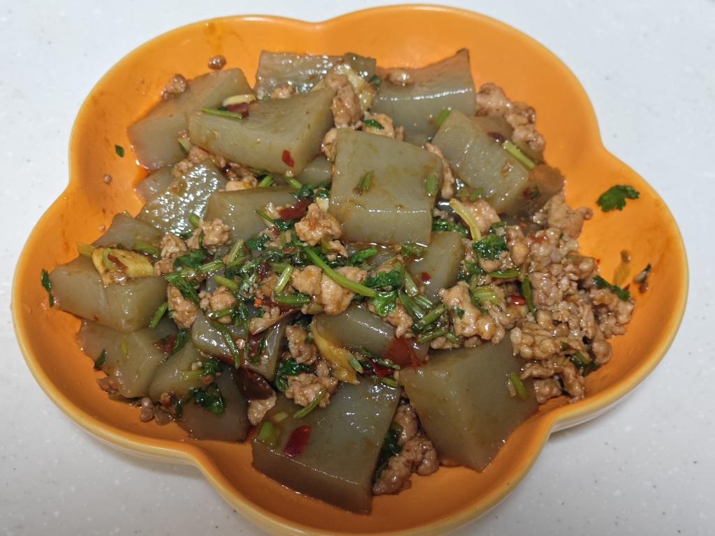 肉末烧砣粉