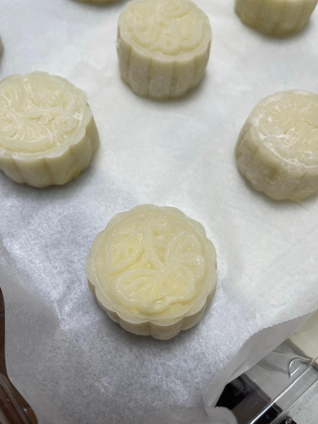 猫山王榴莲冰皮月饼，真正的纯榴莲馅