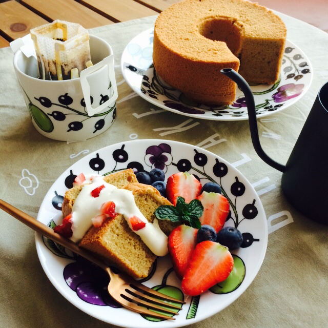 红糖黄豆粉戚风