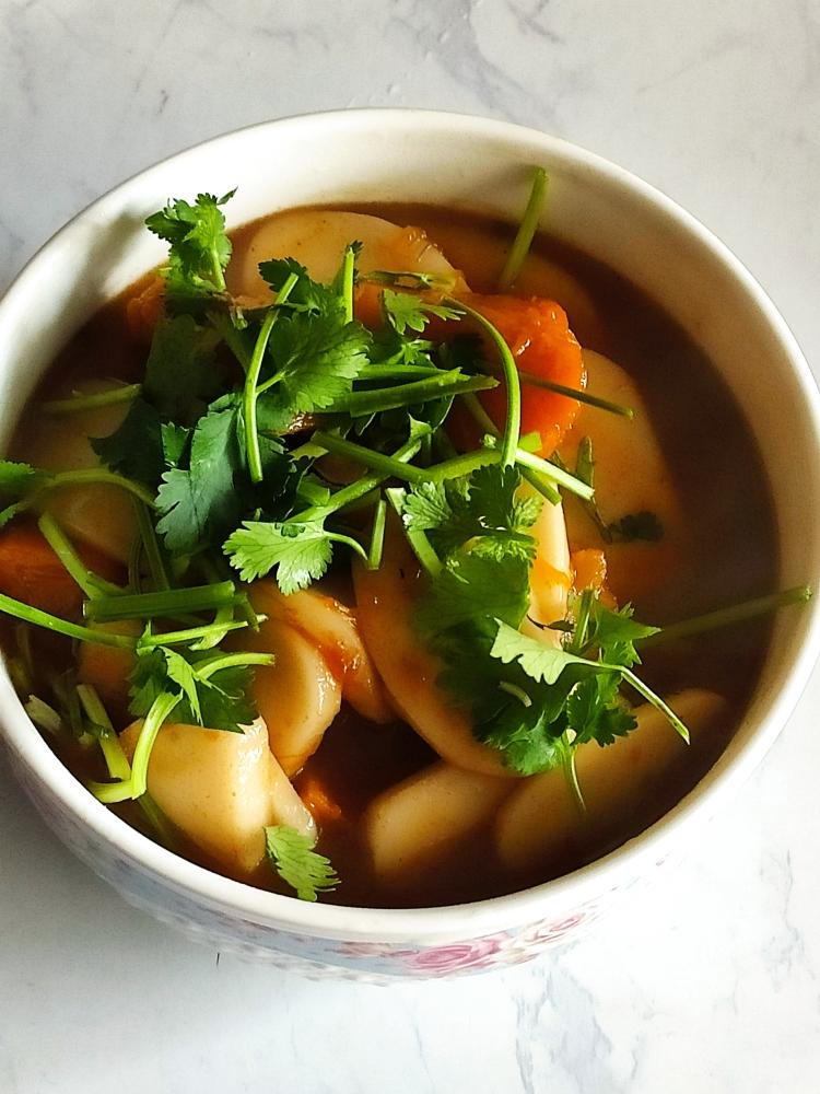 六月鲜轻盐酱油之南瓜炖年糕