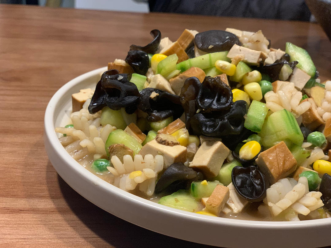 杂蔬虾仁鱿鱼花