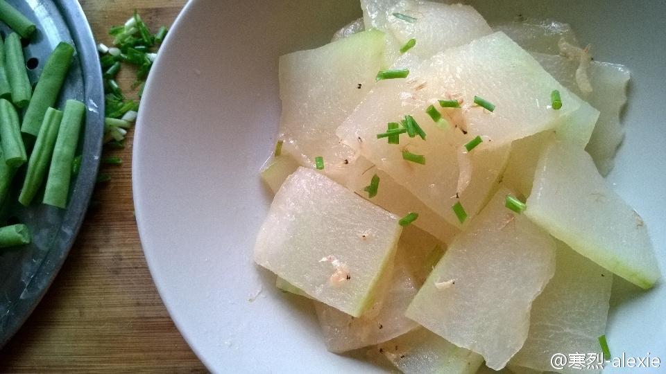 鲍汁虾皮煨冬瓜的做法