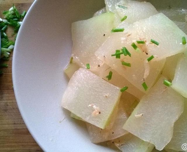 鲍汁虾皮煨冬瓜的做法