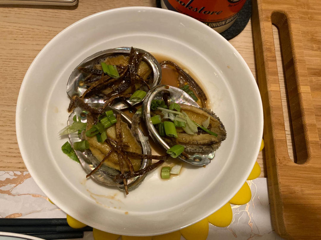清蒸小鲍鱼【曼达小馆】2017年夜饭