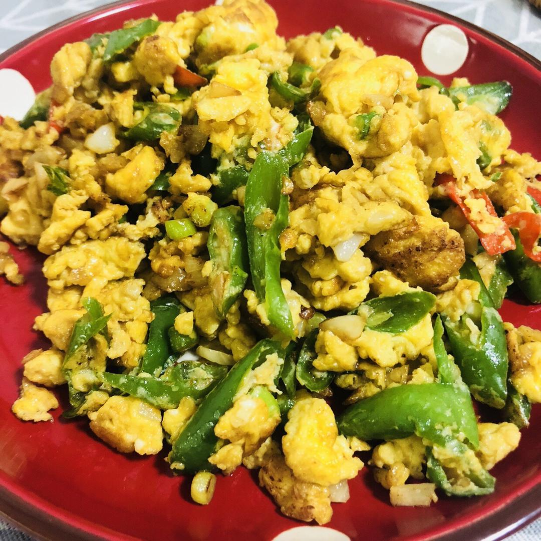 尖椒炒鸡蛋