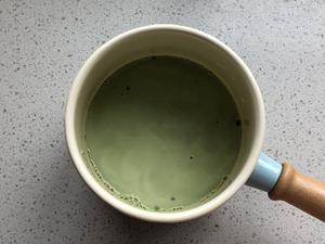 巨简单，清凉爽口的蜜豆抹茶冻撞奶的做法 步骤2