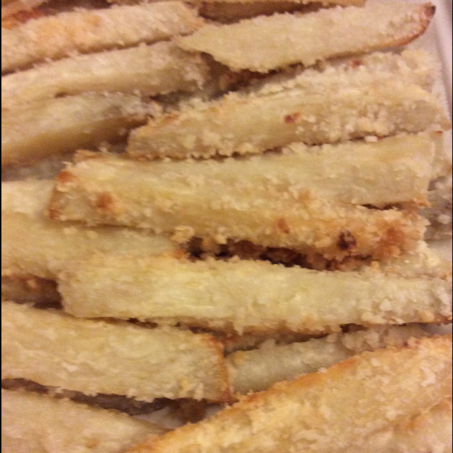 椰蓉烤红薯条（健康夜宵）