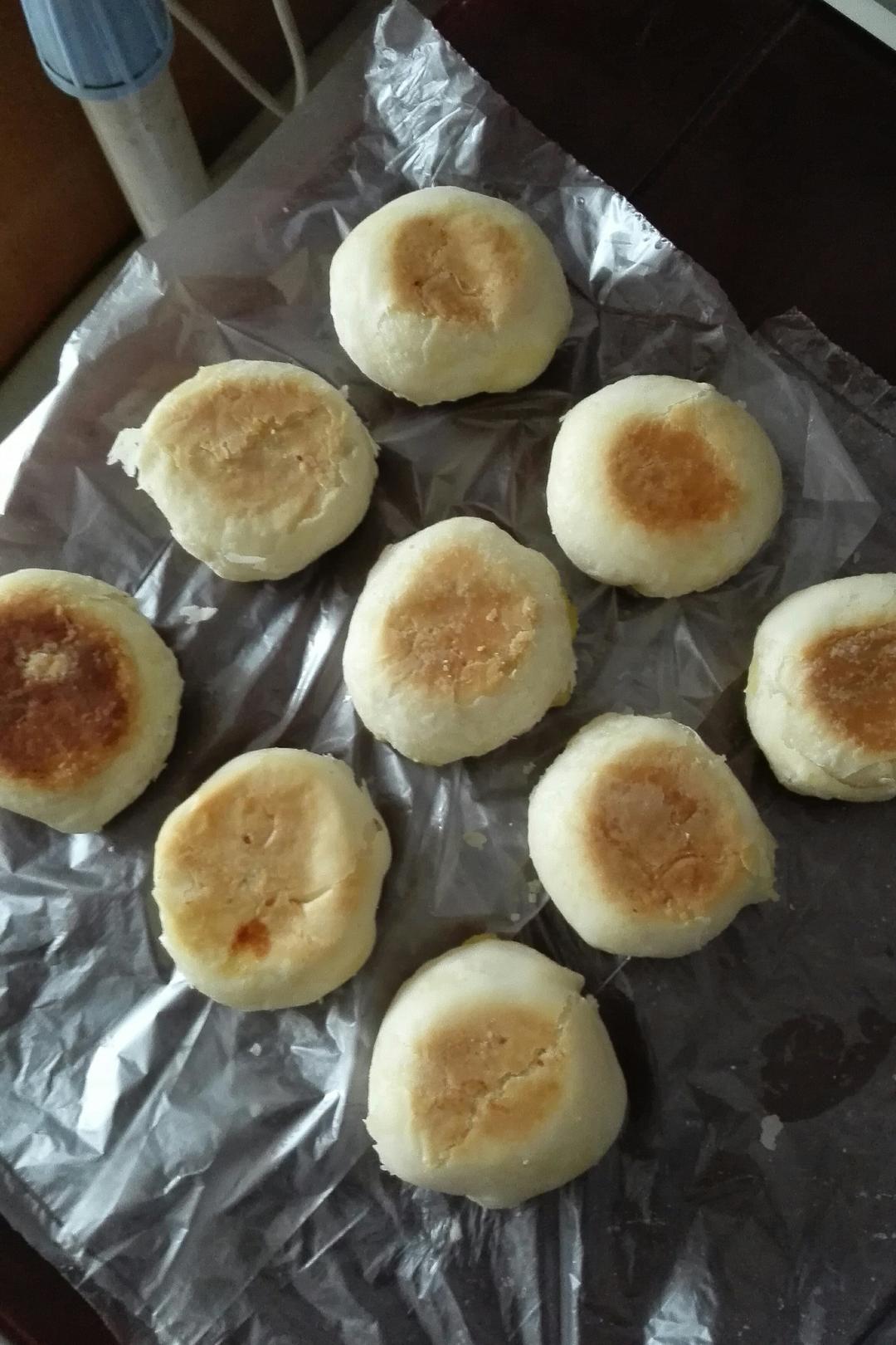 酥皮绿豆饼   酥得掉渣渣