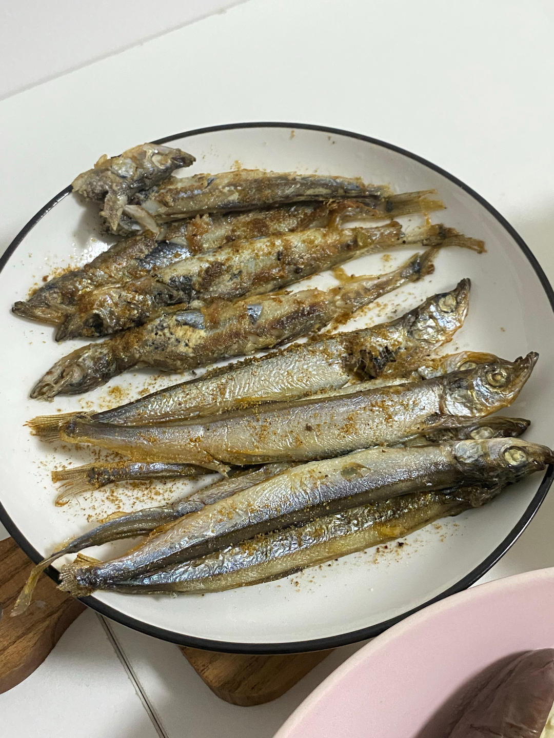 #零厨艺#香烤多春鱼（空气炸锅版）