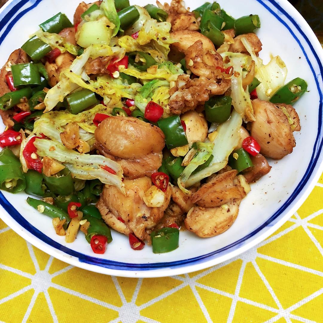 辣椒炒鸡（临沂家常）