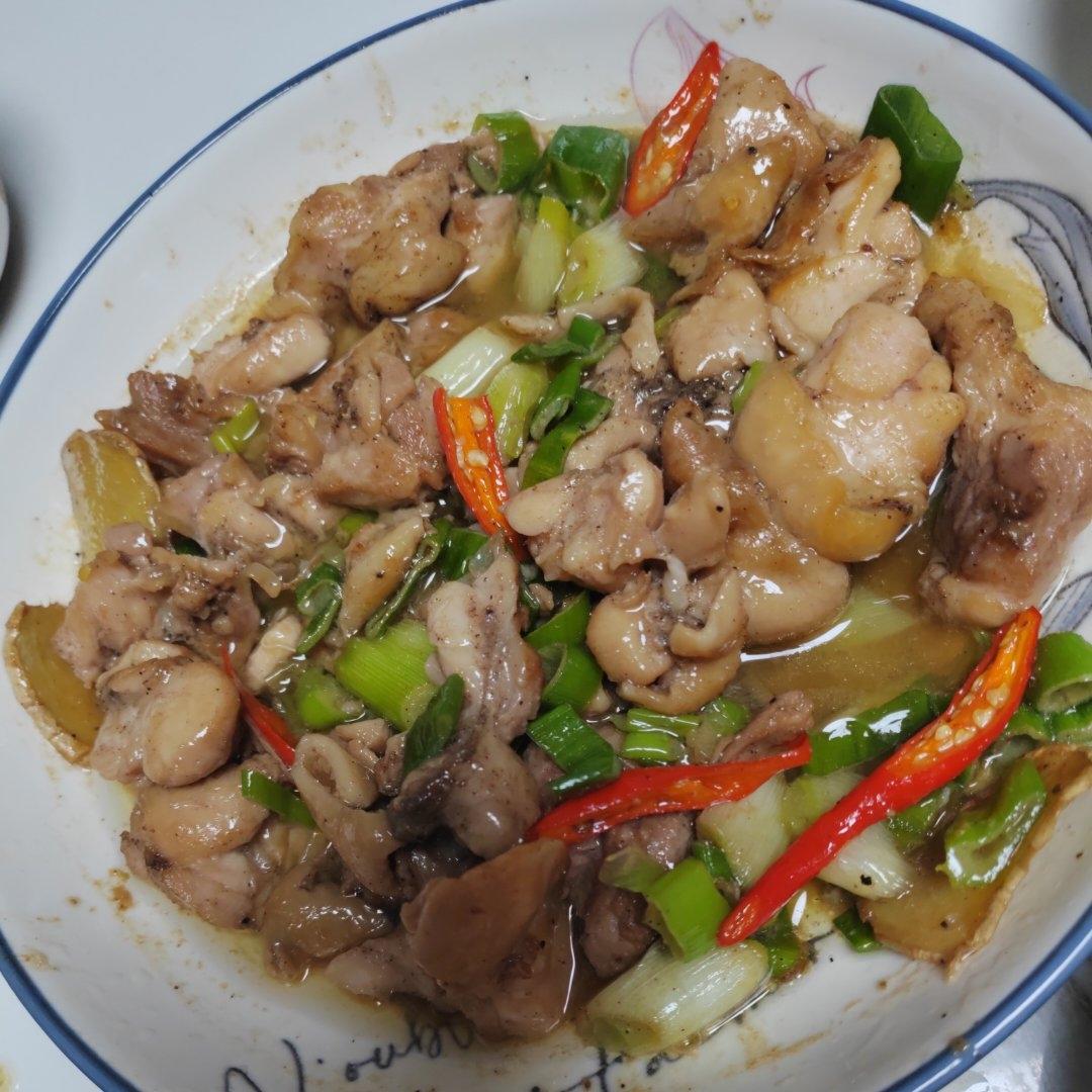 葱香浓郁 鲜嫩多汁 葱炒鸡腿