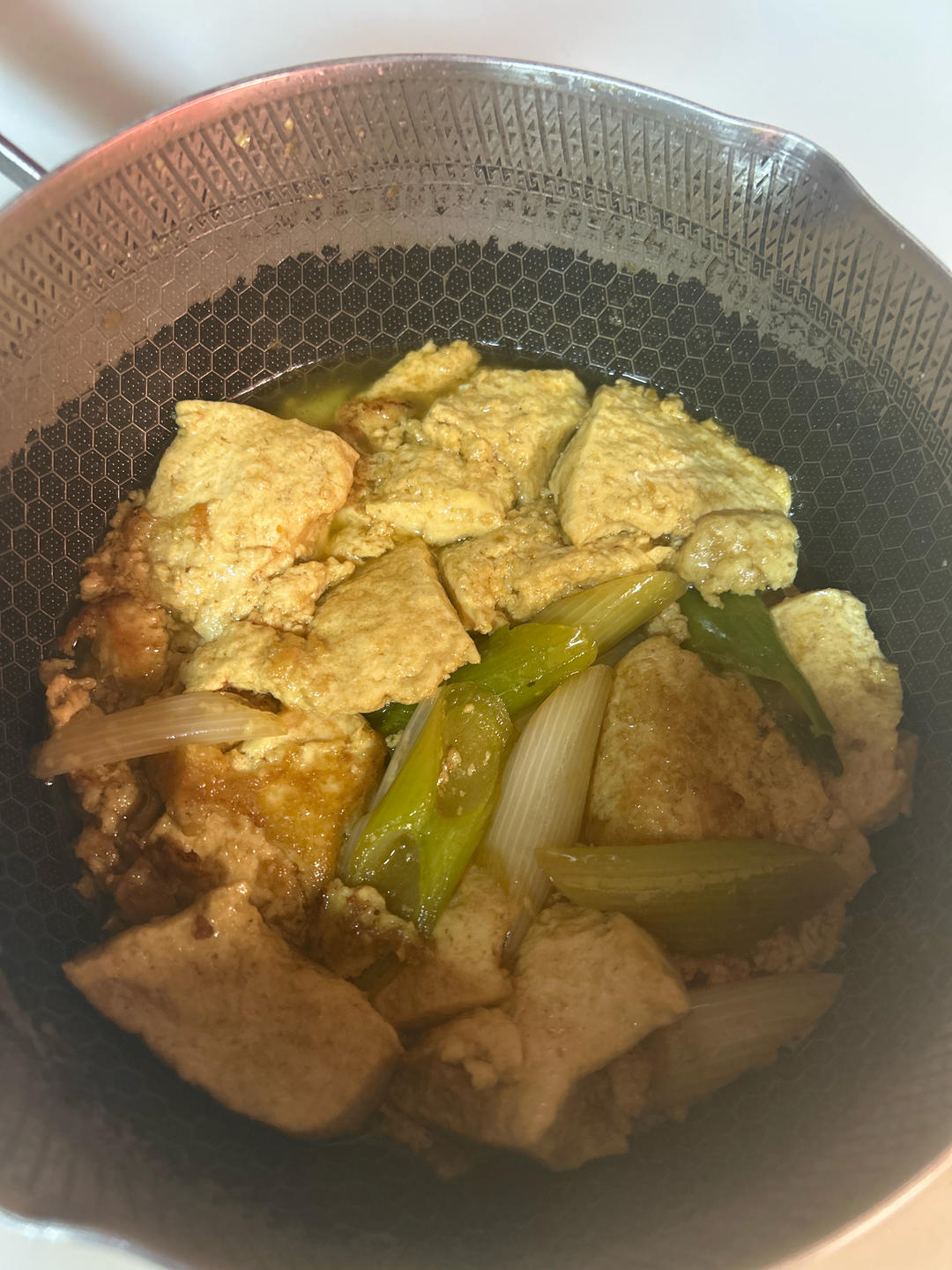 葱烧豆腐