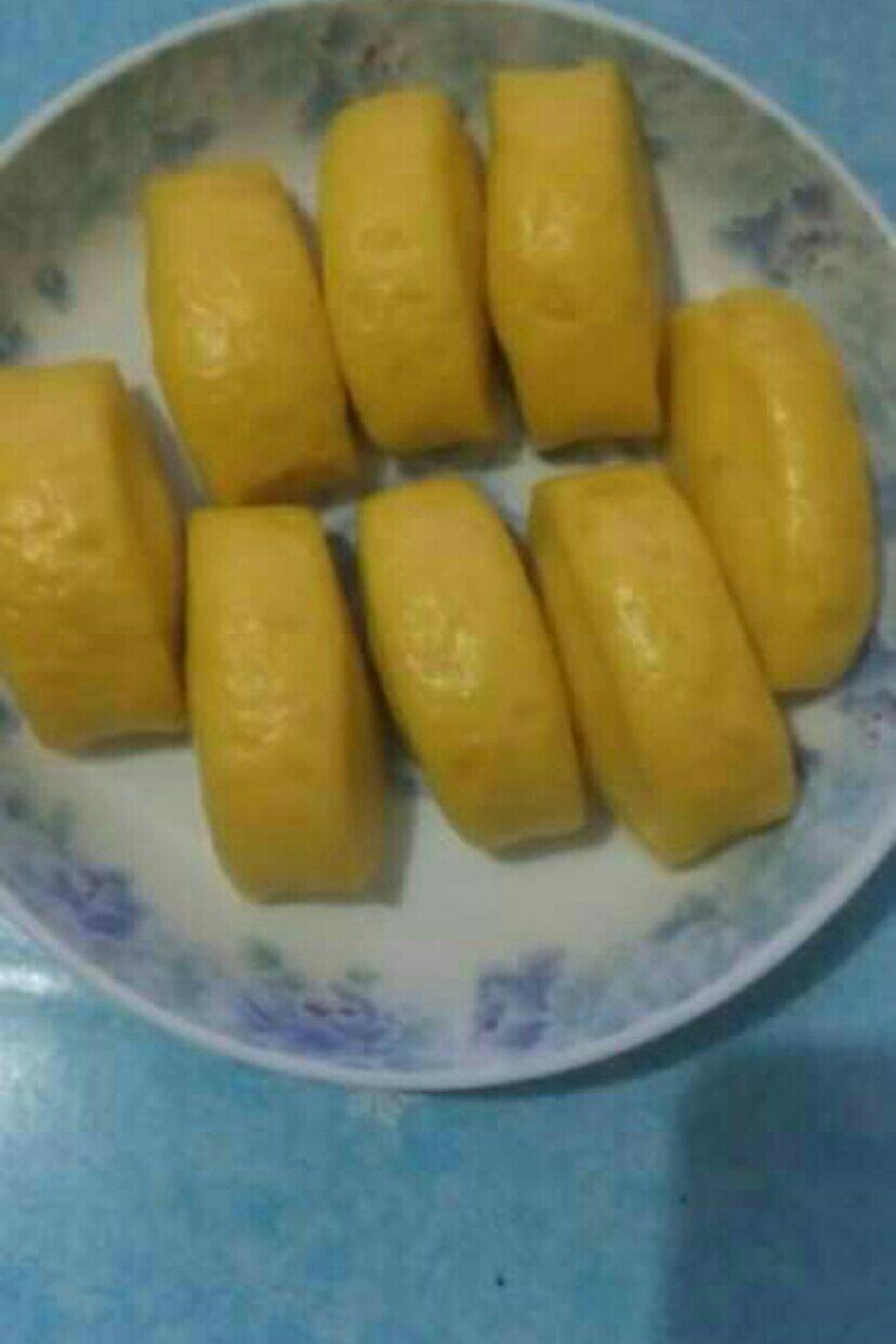 南瓜牛奶刀切馒头