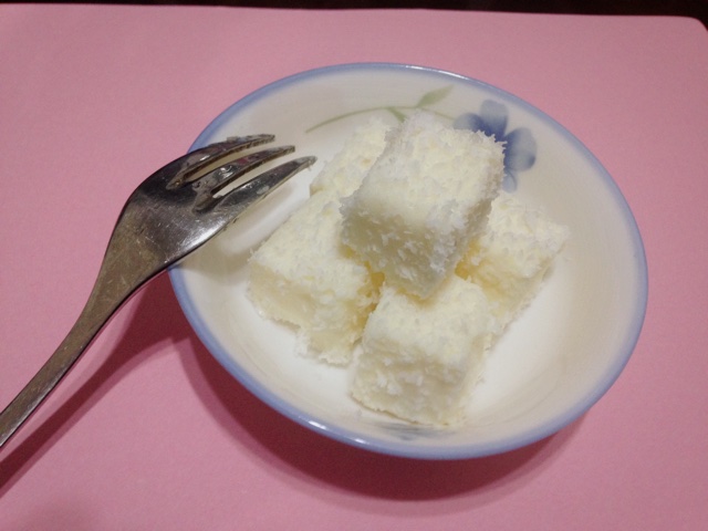椰蓉牛奶小方