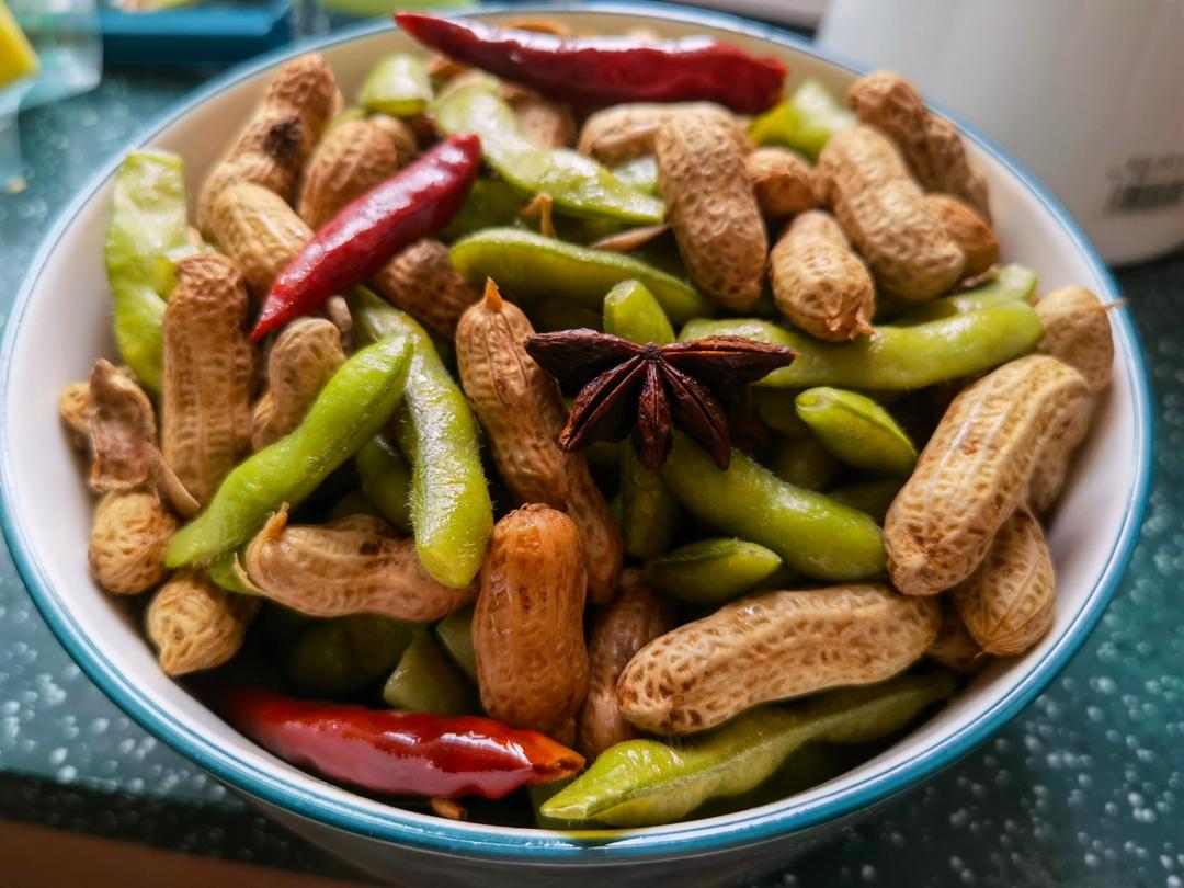 夏日必备煮五香毛豆花生🥜