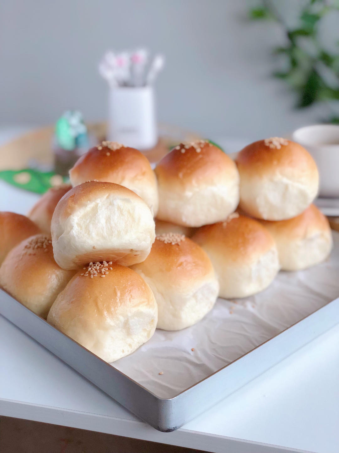 纯奶手撕吐司的做法 步骤1