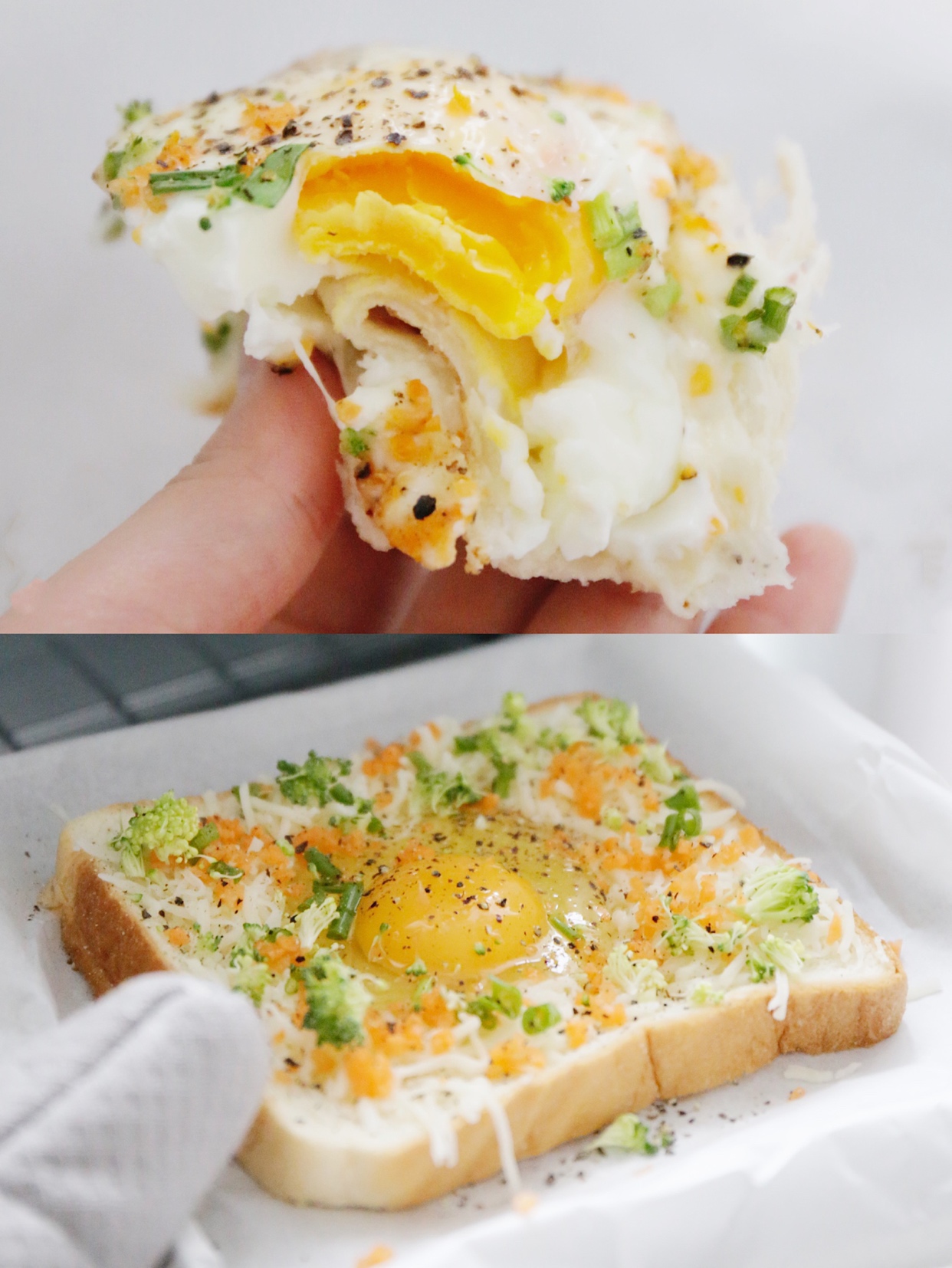 快手早餐🥣脆脆的鸡蛋烤吐司