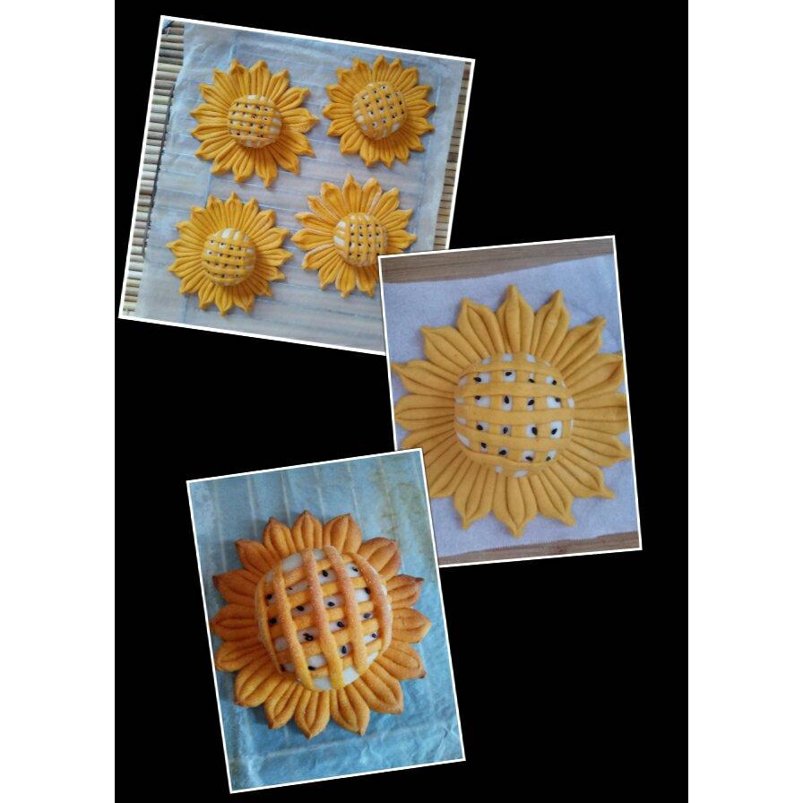 向日葵豆沙面包