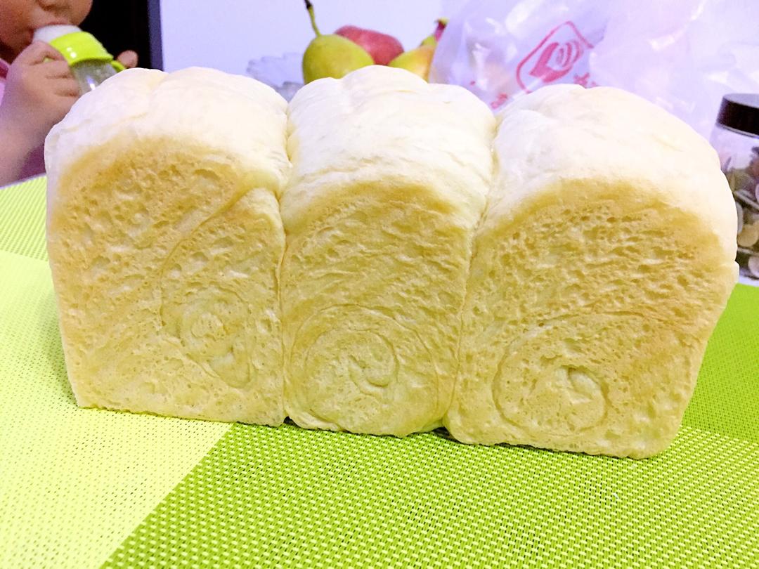 夺命软吐司(๑´ڡ`๑)超软拉丝极速方便的一次发酵吐司