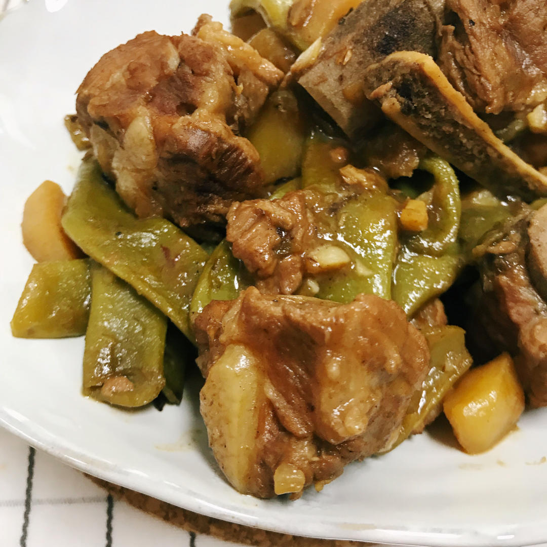 排骨炖豆角