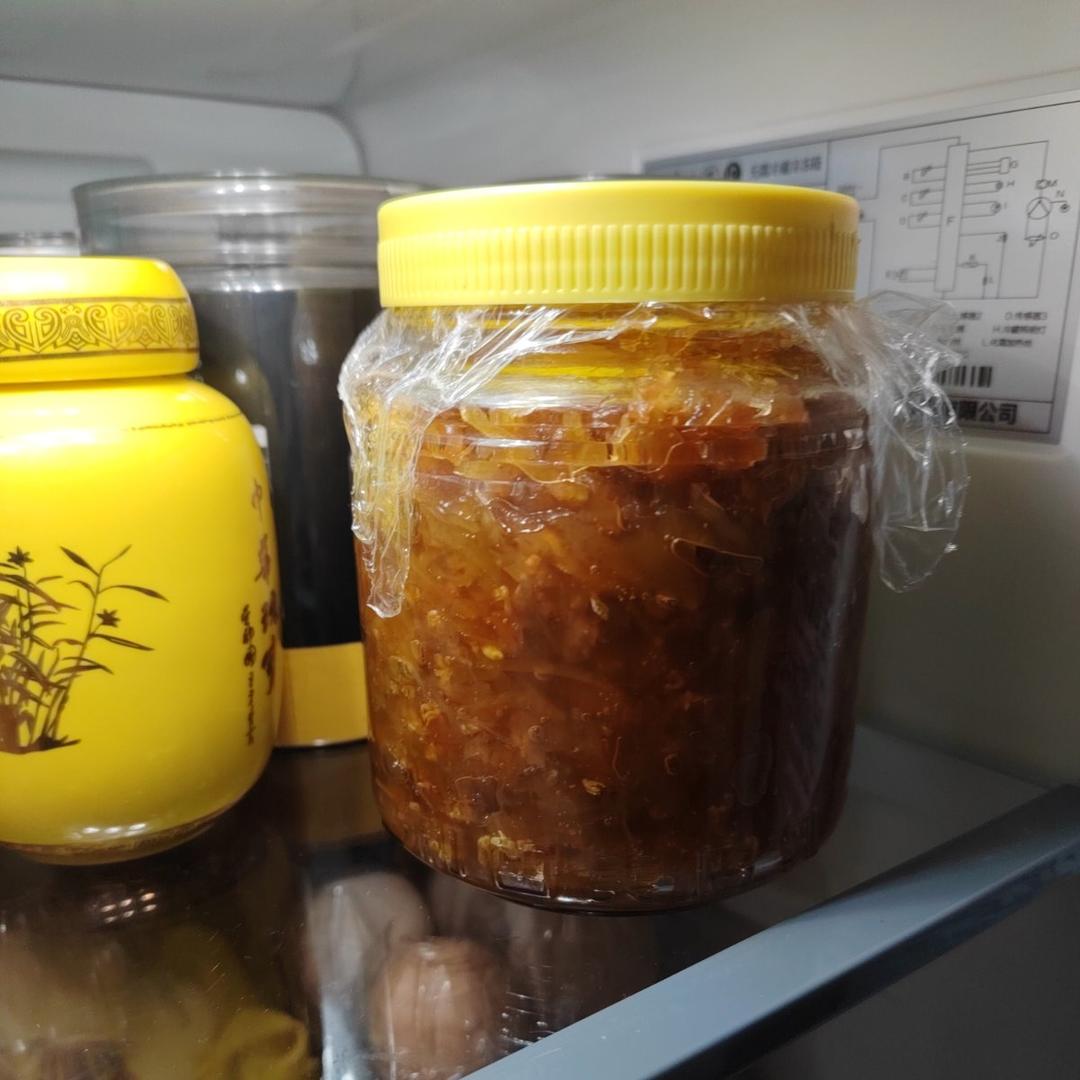 蜂蜜桂花柚子茶