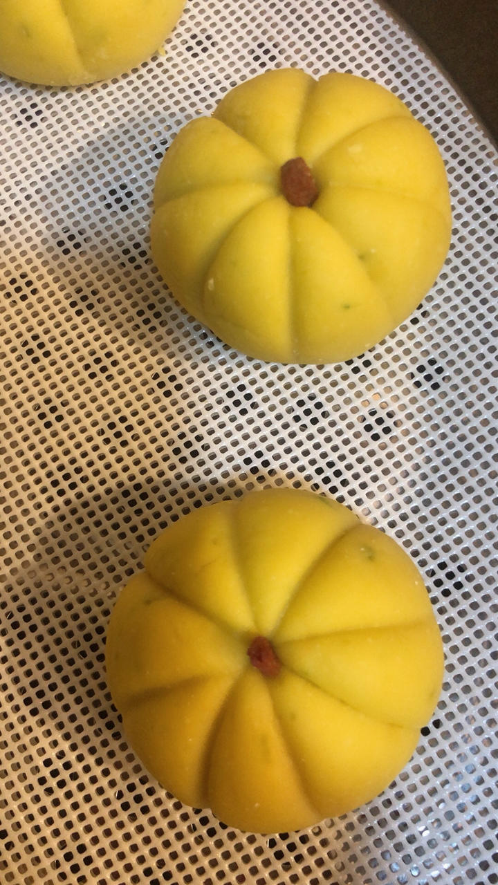 一次性发酵万圣节南瓜馒头，这样做小孩子多吃俩