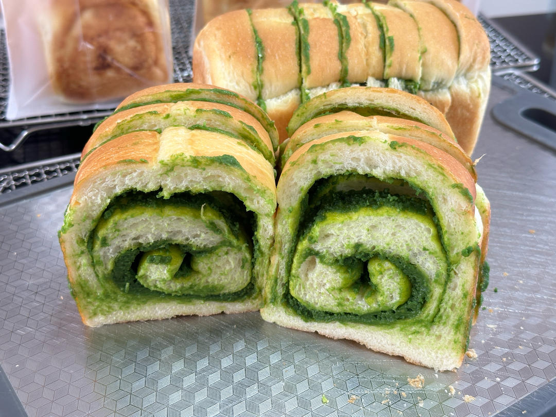 开心果/海盐焦糖乳酪吐司🍞层层手撕松软💗